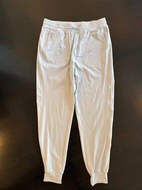 Zella Light grey Women's Drawstring Joggers with Ribbed Cuffs